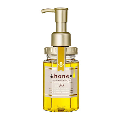 &amp;Honey Deep Moist Hair Oil 100ml provides rich, lasting moisture for dry, frizzy hair, leaving it smooth, shiny and manageable. With over 90% moisturising and protective ingredients, including honey and Moroccan organic oil, it works as both a treatment and styling oil.
