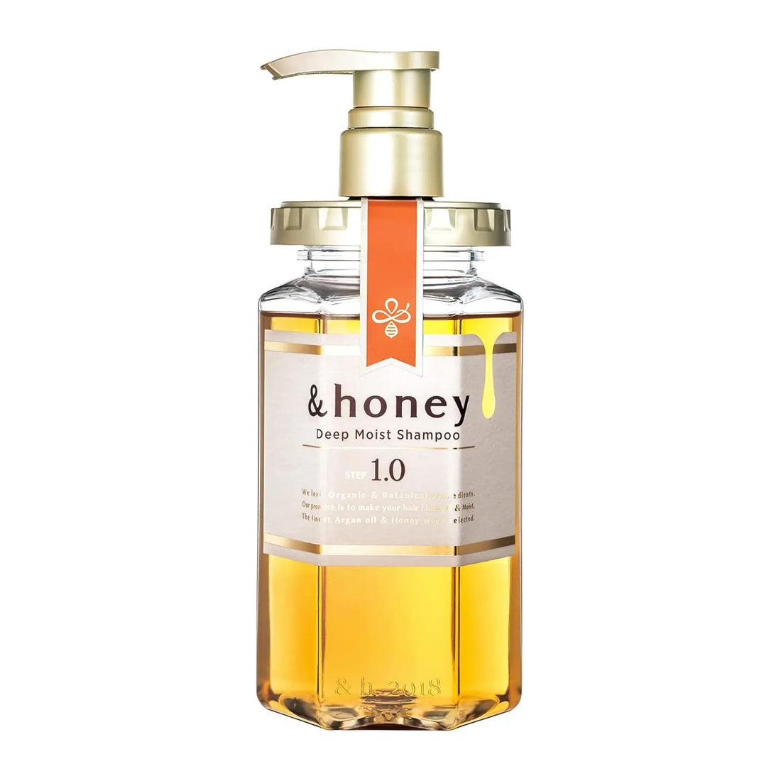 Luxurious honey-derived shampoo with 90% moisturising ingredients, organic argan oil, royal jelly, and hyaluronic acid. Gently cleanses, locks in hydration, smooths frizz, and leaves hair silky.