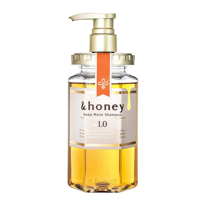 Luxurious honey-derived shampoo with 90% moisturising ingredients, organic argan oil, royal jelly, and hyaluronic acid. Gently cleanses, locks in hydration, smooths frizz, and leaves hair silky.