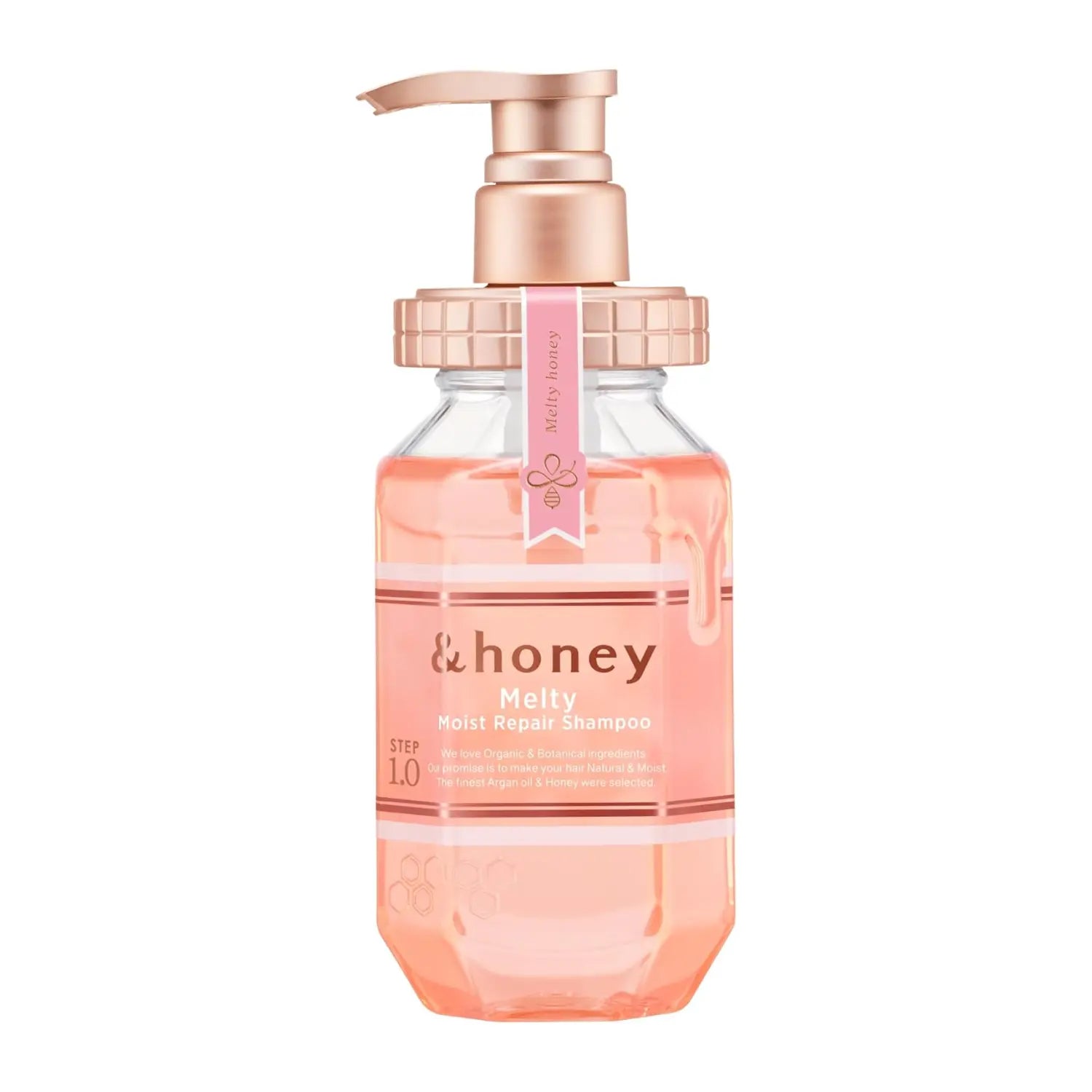 【Preorder】&amp;Honey Melty Moist Repair Shampoo 440ml - Rose Honey Scent