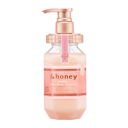 【Preorder】&amp;Honey Melty Moist Repair Hair Treatment Conditioner 455g - Rose Honey Scent
