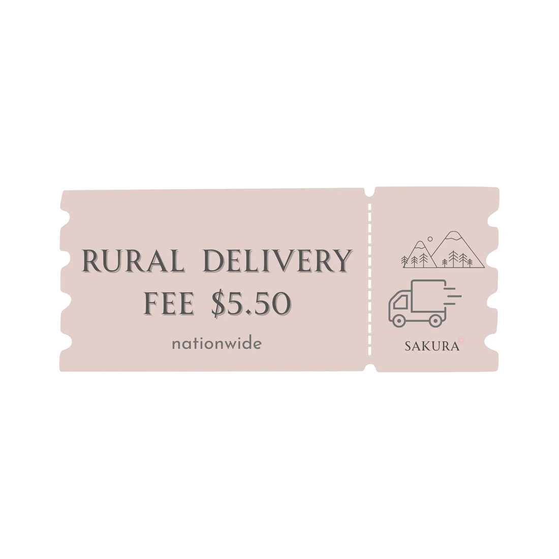 Rural Delivery Fee